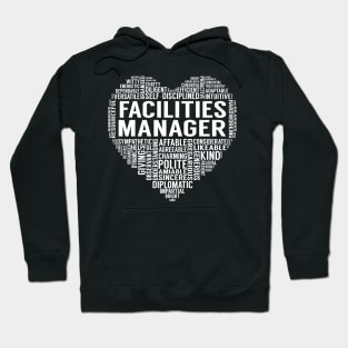 Facilities Manager Heart Hoodie